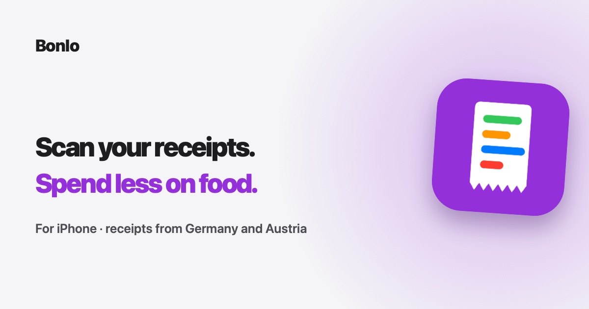 I moved to Germany, started counting my grocery receipts, and ended up building an app for it